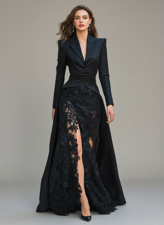 Novella Tailored Blazer Gown