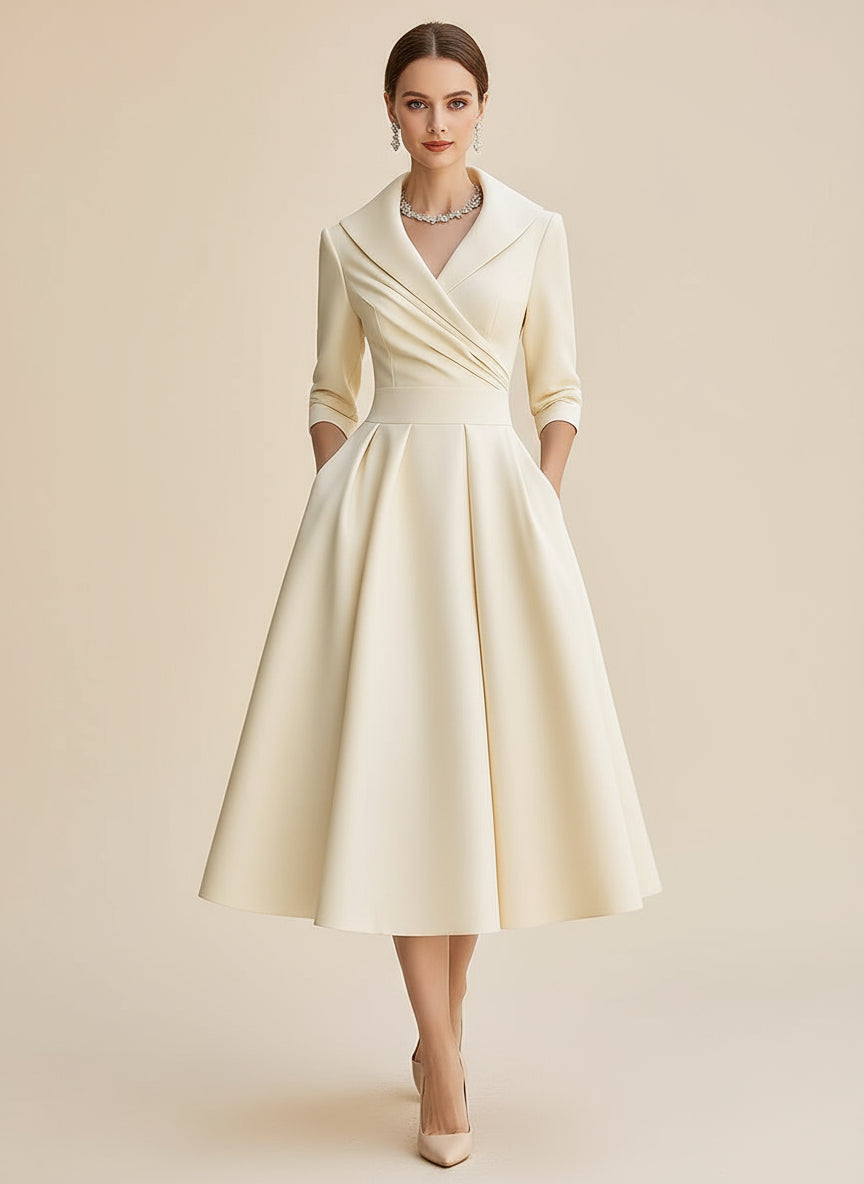 Ravena Satin Midi Dress