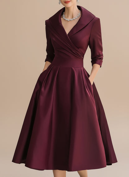 Ravena Satin Midi Dress