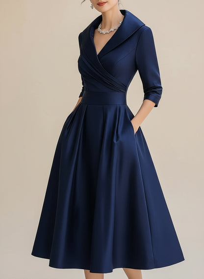 Ravena Satin Midi Dress