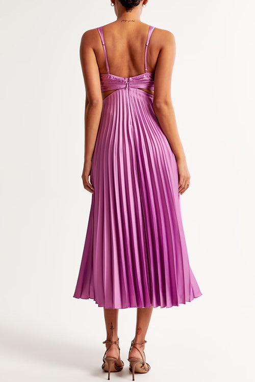 Vionelle Pleated Maxi Dress