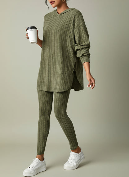 Alvessa Ribbed Knit Two-Piece Set
