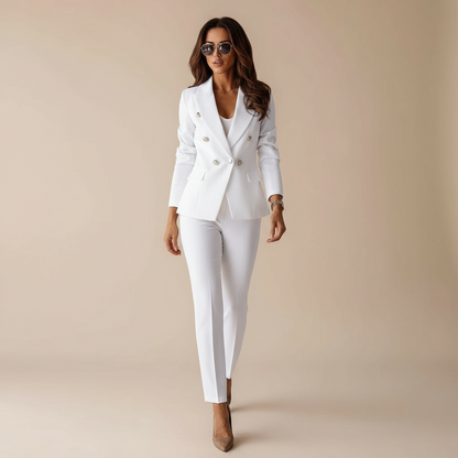 Clarena Double-Breasted Suit Set