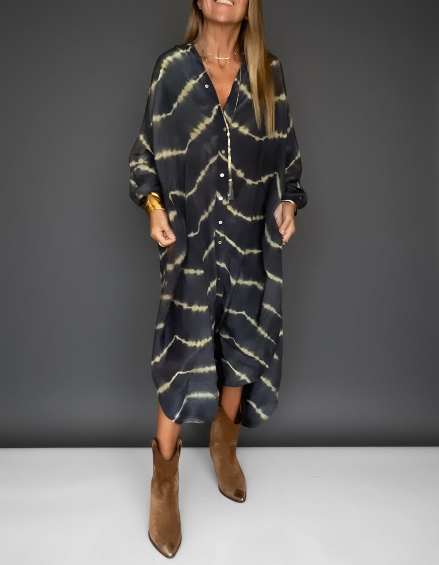 Stefania Striped Maxi Dress