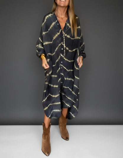 Stefania Striped Maxi Dress