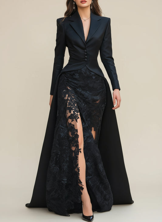 Novella Tailored Blazer Gown