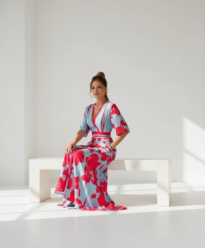 Alena Elegant  Sleeve Dress