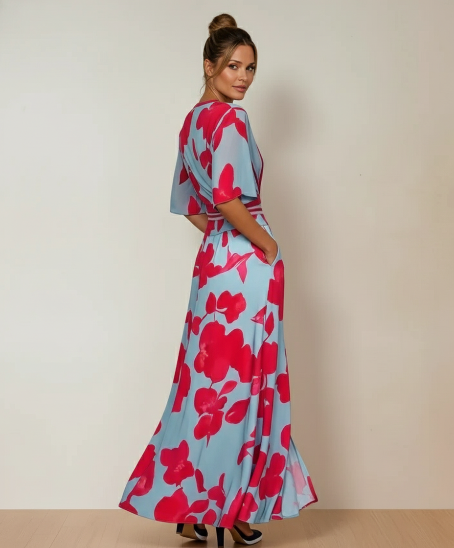 Alena Elegant  Sleeve Dress