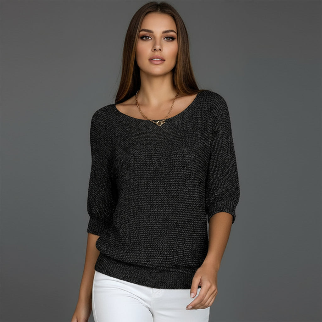 Bellara Textured Knit Pullover
