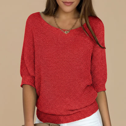 Bellara Textured Knit Pullover