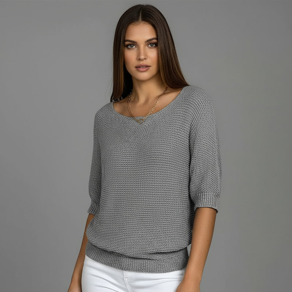 Bellara Textured Knit Pullover