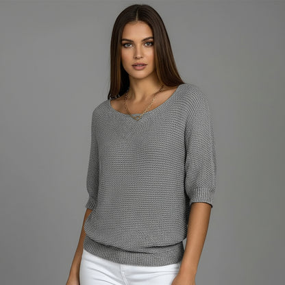 Bellara Textured Knit Pullover