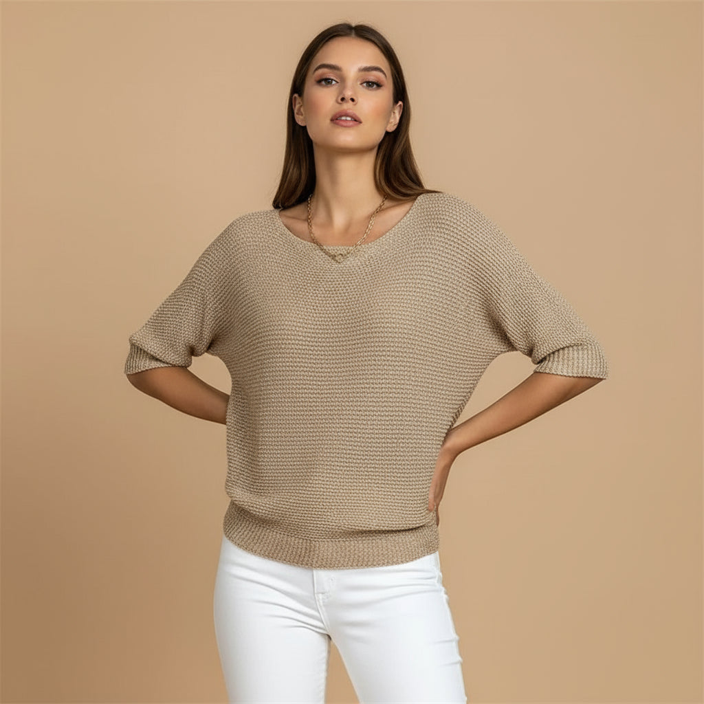 Bellara Textured Knit Pullover