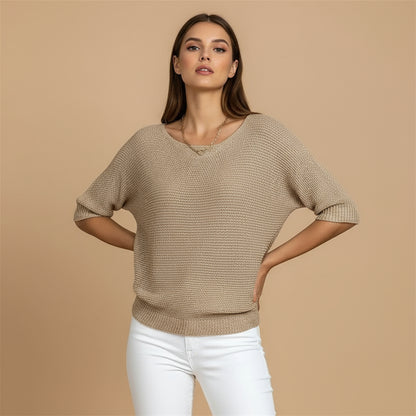 Bellara Textured Knit Pullover