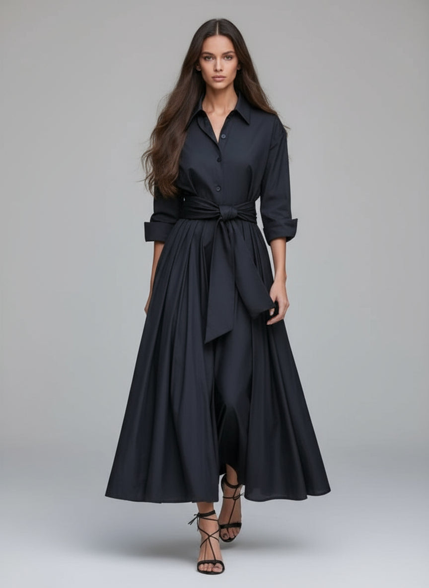 Bellavita Twill Shirt Dress