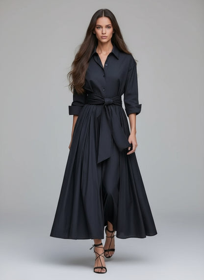 Bellavita Twill Shirt Dress