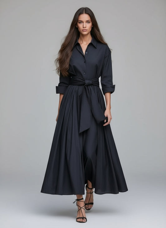 Bellavita Twill Shirt Dress