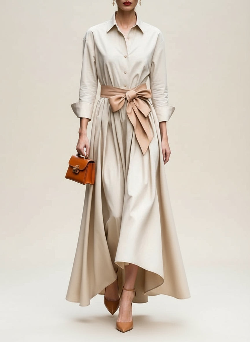 Bellavita Twill Shirt Dress