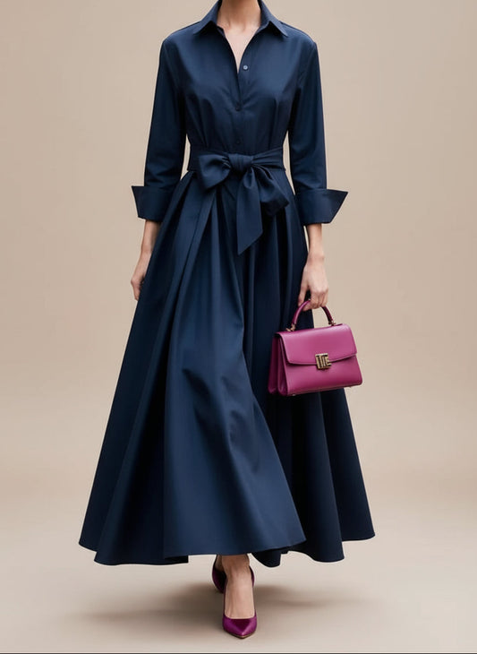 Bellavita Twill Shirt Dress