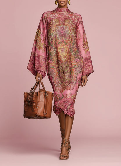 Bellarosa paisley midi dress