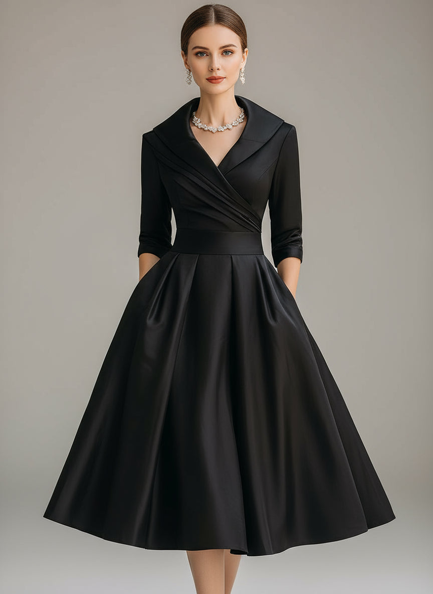 Ravena Satin Midi Dress