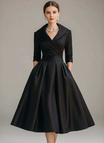 Ravena Satin Midi Dress