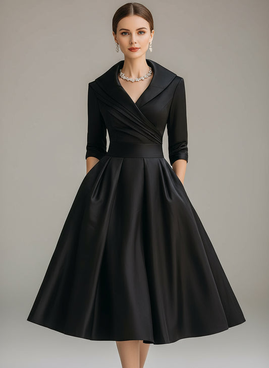 Ravena Satin Midi Dress