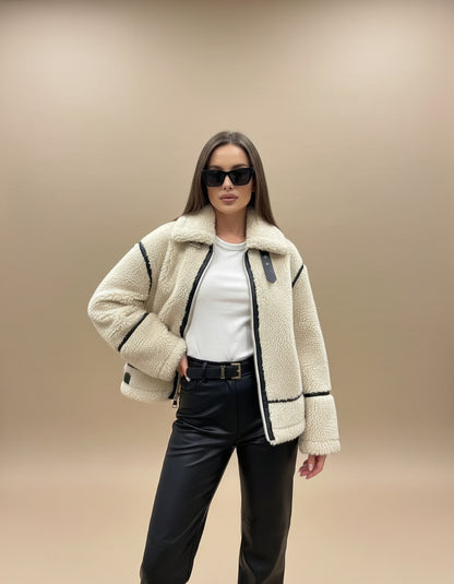 Cecilia Oversized Sherpa Jacket