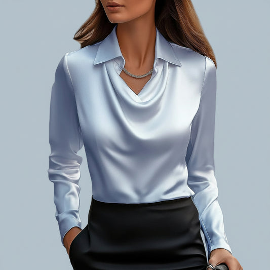 Beatrice Satin Blouse