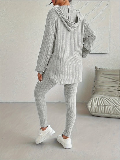 Alvessa Ribbed Knit Two-Piece Set